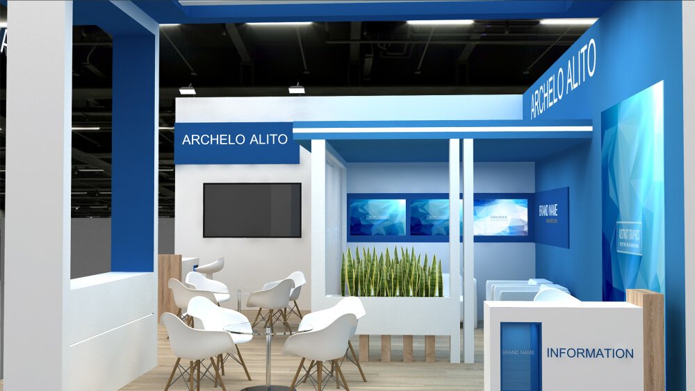 exhibition 3d model 1000 0005